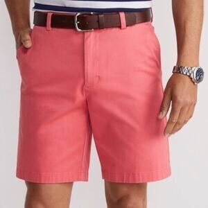 UEC VINEYARD VINES 9” CLUB CHINO COTTON  SHORTS RED, CORAL & PINK COLOR SZ 40
